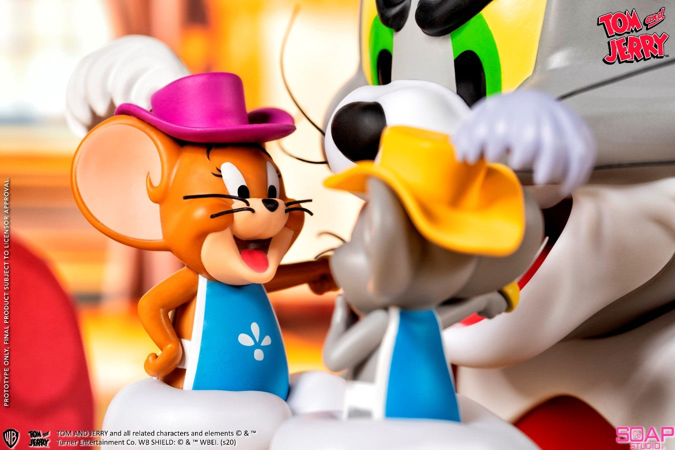 Soap Studios: Tom & Jerry Musketeers Bust - Art Toy, bust, designer toy, Musketeers Bust, sculpture, soap studios, tom and jerry, tom&jerry - Gadgetz Home