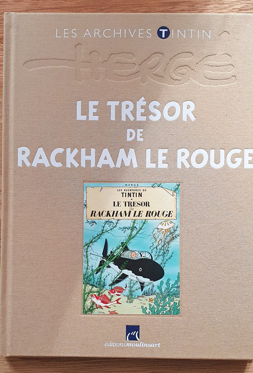 Tintin - Album - The Archives of Tintin Atlas: The Treasure of Rackham Le Rouge, Moulinsart, French. - album tintin, comic, le trésor de rachkam le rouge, rackham rouge, strip, Tintin - Gadgetz Home