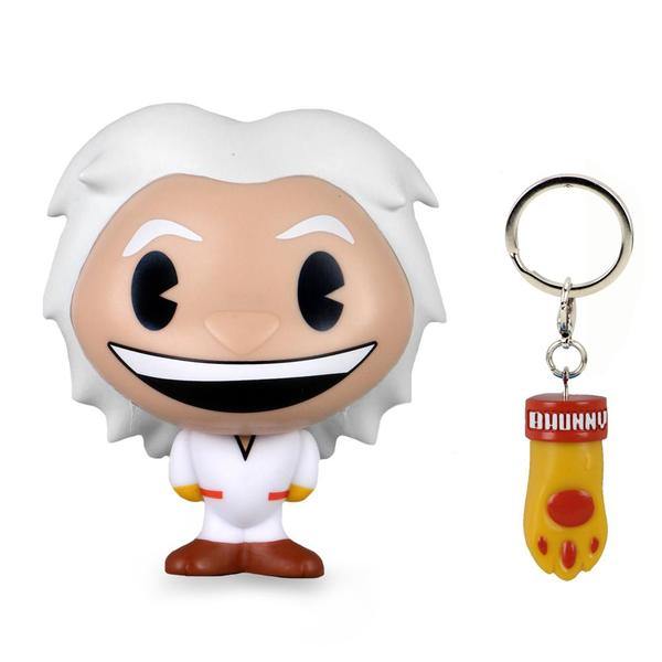 Back to the Future: Doc Brown 4 inch Bhunny - Art Toy, Back To The Future, bhunny, BHUNNY PAW keychain, doc brown, Kidrobot - Gadgetz Home
