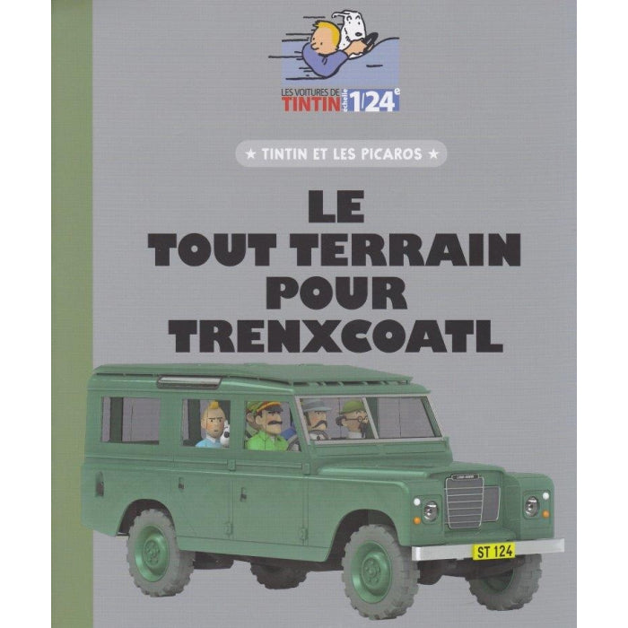 Tintin Scale Car 1/24: The Land Rover of Trenxcoatl (2021) Nº57 - Tintin and the Picaros - Car tintin, collectors item, Kuifje, Land Rover, moulinsart, The Land Rover of Trenxcoatl, Tintin, Tintin and the Picaros, tintinimaginatio - Gadgetz Home