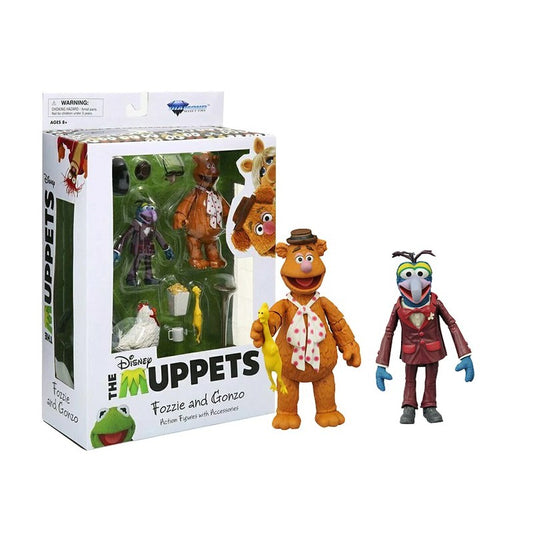 Muppets: Best of Series 1 - Fozzie and Gonzo Action Figure Set - action figure, diamond select toys, dup-review-publication, fozzie and gonzo, the muppet show, the muppets, tv series - Gadgetz Home