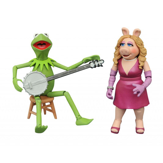 Muppets: Best of Series 1 - Kermit and Miss Piggy Action Figure Set - action figure, diamond select toys, dup-review-publication, kermit and miss piggy, the muppet show, the muppets, tv series - Gadgetz Home