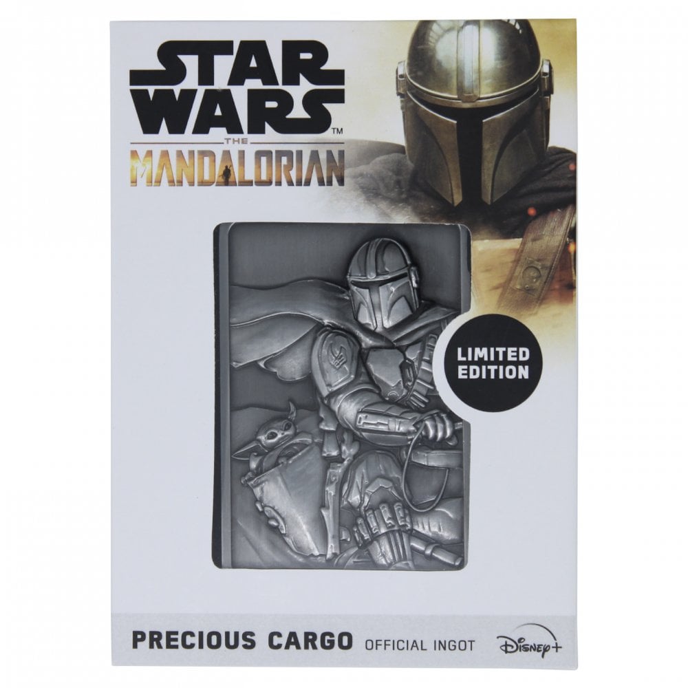 Star Wars: The Mandalorian Iconic Scene Collection Ingot Precious Cargo Limited Edition - collectors item, fanattik, limited edition, metal ingot, Star Wars, The Mandalorian - Gadgetz Home