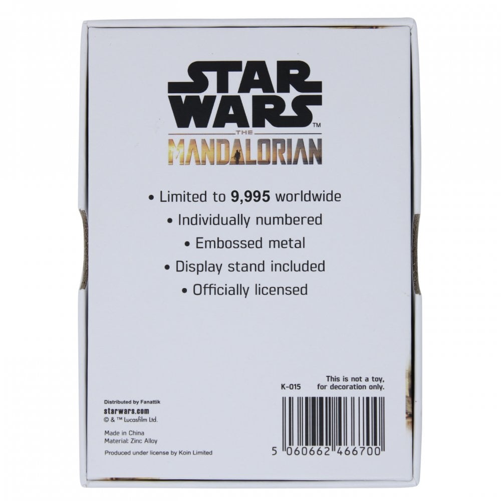 Star Wars: The Mandalorian Iconic Scene Collection Ingot Precious Cargo Limited Edition - collectors item, fanattik, limited edition, metal ingot, Star Wars, The Mandalorian - Gadgetz Home