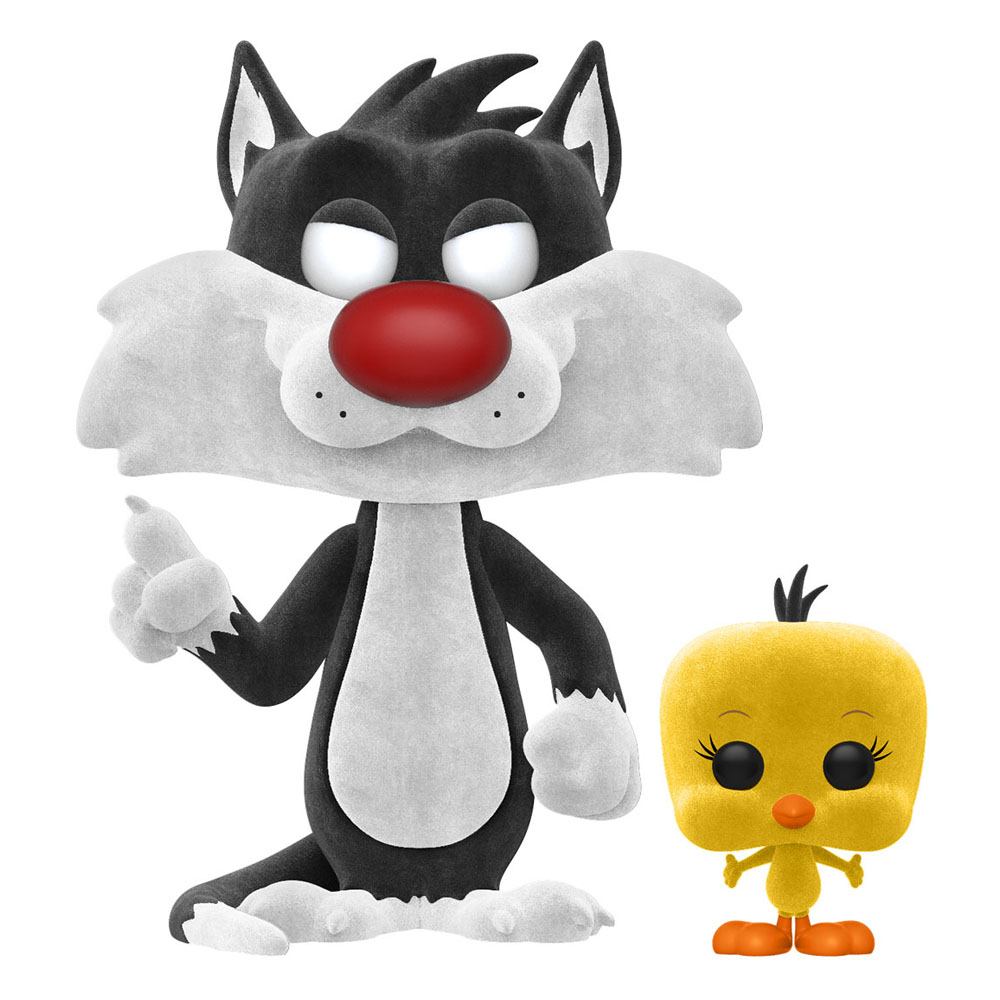 Looney Tunes POP! & Tee Box Sylvester & Tweety (flocked) - Collectors Box - flocked, Funko, looney tunes, New Arrivals, POP!, POP! & Tee, POP! Animation, Sylvester & Tweety, t-shirt - Gadgetz Home