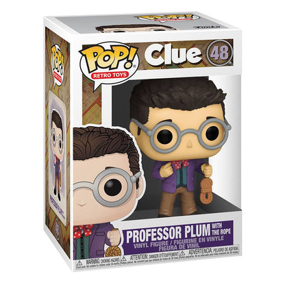 Clue POP! Movies Vinyl Figure Professor Plum with Rope 48 - clue, Funko, pop retro toys, POP!, professor plum - Gadgetz Home