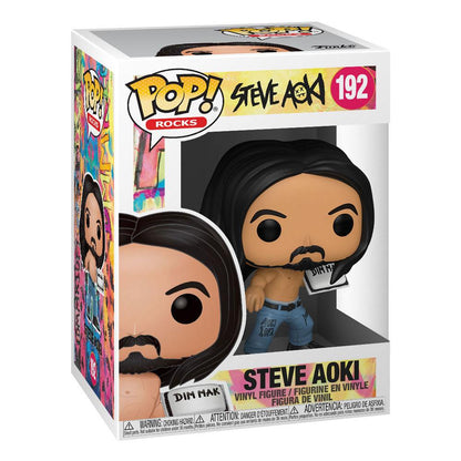 Steve Aoki POP! Rocks Vinyl Figure Steve Aoki with Cake 192 - Funko, music, POP!, POP! Rocks, steve aoki - Gadgetz Home