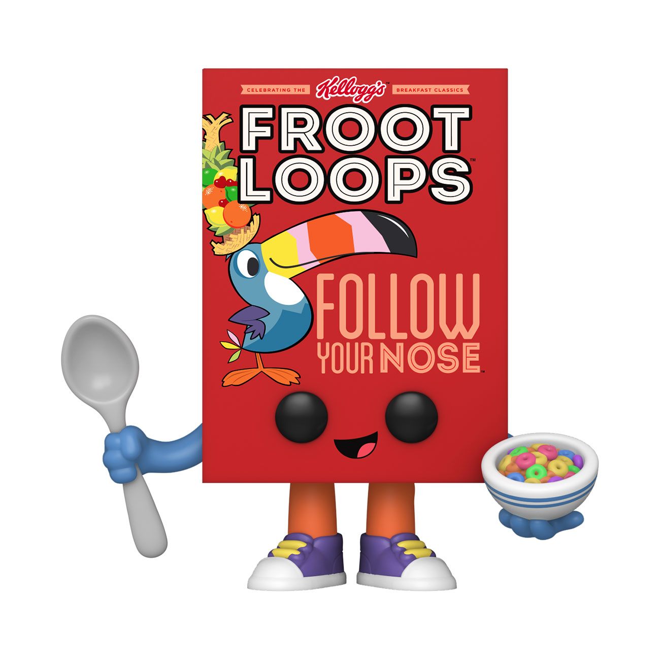 Kellogg's POP! Vinyl Figure Froot Loops Cereal Box #186 - Froot Loops, Funko, kellogg's, POP! - Gadgetz Home