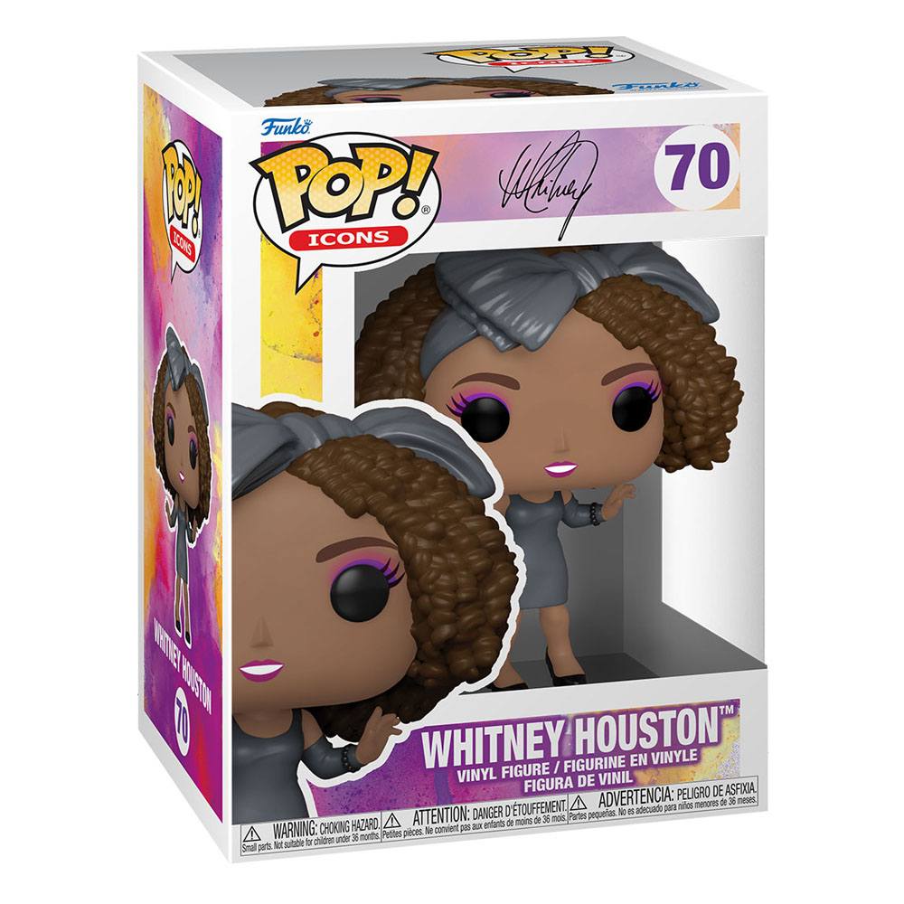 Whitney Houston POP! Icons Vinyl Figure Whitney Houston (How Will I Know) - Funko, Funko POP, music, pop! Icons, Whitney Houston - Gadgetz Home