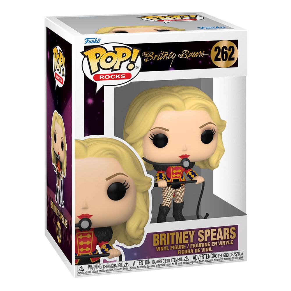 Britney Spears POP! Rocks Vinyl Figures Circus N°262 - britney spears, chase, circus, Funko, Funko POP, POP! Rocks - Gadgetz Home