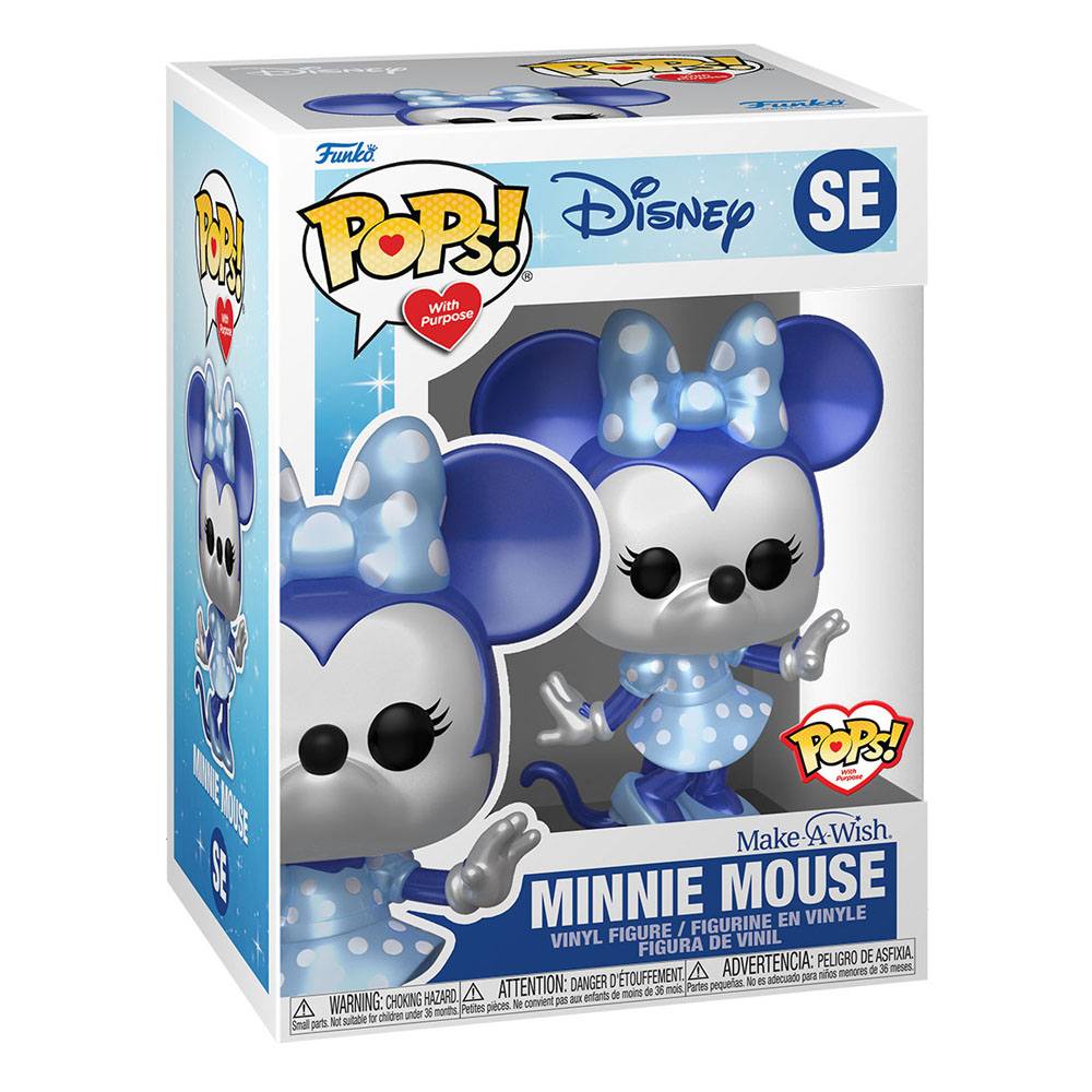 Disney Make a Wish 2022 POP! Disney Vinyl Figure Minnie Mouse (Metallic Blue) - SE - Disney, Funko, Funko POP, Make a Wish, minnie mouse, special edition - Gadgetz Home
