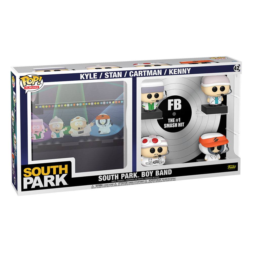 South Park POP! Albums DeLuxe Vinyl Figure 4-Pack Boyband - boyband, collectors item, Deluxe Pop! Album, Funko, Funko POP, POP! Albums, POP! Rocks, south park - Gadgetz Home