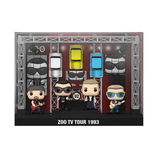 U2 POP! Moments DLX Vinyl Figure 4-Pack Zoo TV 1993 Tour - Achtung Baby, Funko, Funko POP, Funko POP! Moments, Funko POP! Moments In Concert, music, POP! Albums, U2, Zoo TV, Zoo TV 1993 Tour - Gadgetz Home