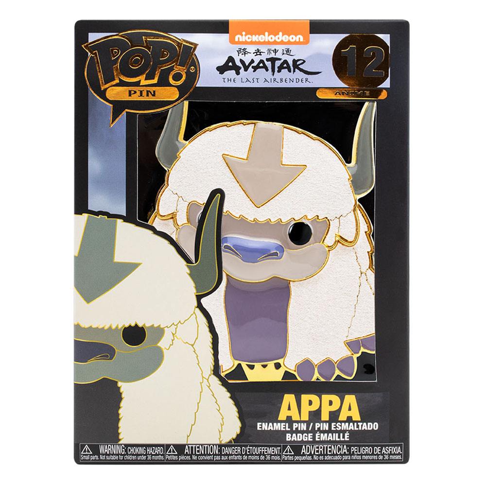 Avatar: The Last Airbender POP! Enamel Pin Appa 10 cm #12 - appa, Avatar, brooches, enamel pin, Funko, Funko POP, POP! Pin, The Last Airbender - Gadgetz Home