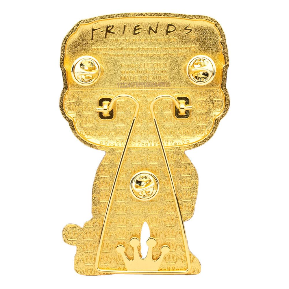 Friends POP! Enamel Pin Ross with Monkey 10 cm - brooches, enamel pin, friends, Funko, Funko POP, POP! Pin, Ross, tv, tv series - Gadgetz Home