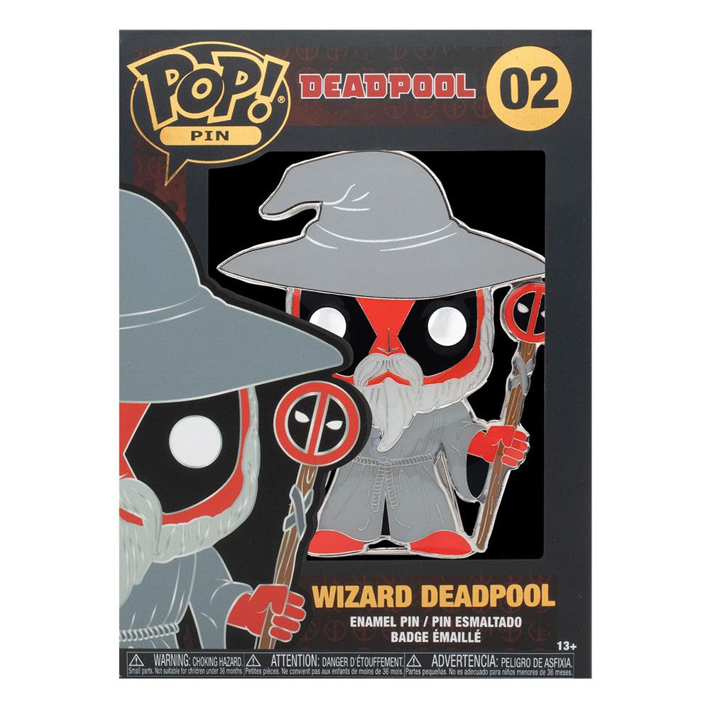 Deadpool POP! Enamel Pin Wizard Deadpool 10 cm - brooches, Deadpool, enamel pin, Funko, Funko POP, Marvel, POP! Pin - Gadgetz Home