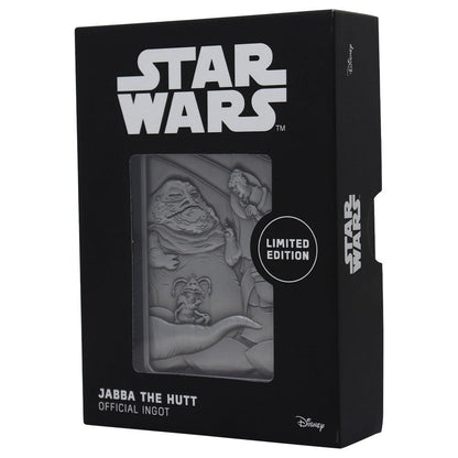 Star Wars Iconic Scene Collection Limited Edition Ingot Jabba the Hut - collectors item, fanattik, Jabba The Hutt, limited edition, metal ingot, Star Wars - Gadgetz Home