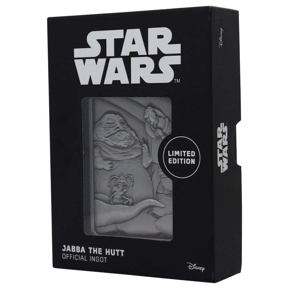 Star Wars Iconic Scene Collection Limited Edition Ingot Jabba the Hut - collectors item, fanattik, Jabba The Hutt, limited edition, metal ingot, movies, Star Wars - Gadgetz Home