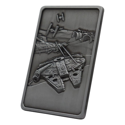 Star Wars Iconic Scene Collection Limited Edition Ingot The Millenium Falcon - collectors item, fanattik, limited edition, metal ingot, millenium falcon, Star Wars - Gadgetz Home