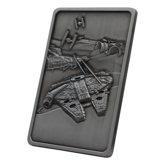 Star Wars Iconic Scene Collection Limited Edition Ingot The Millenium Falcon - collectors item, fanattik, limited edition, metal ingot, millenium falcon, movies, Star Wars - Gadgetz Home