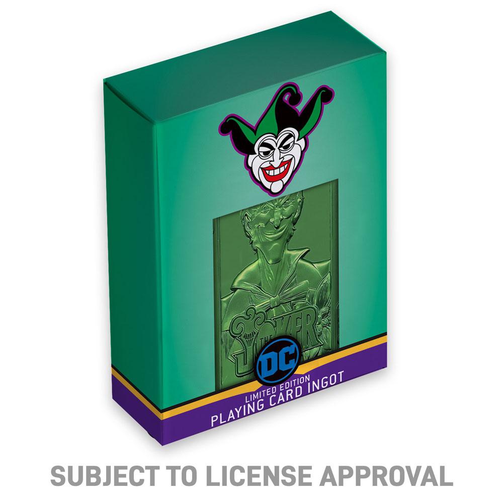 DC Comics Ingot The Joker Playing Card Limited Edition - collectors item, DC Comics, fanattik, limited edition, metal ingot, The Joker - Gadgetz Home