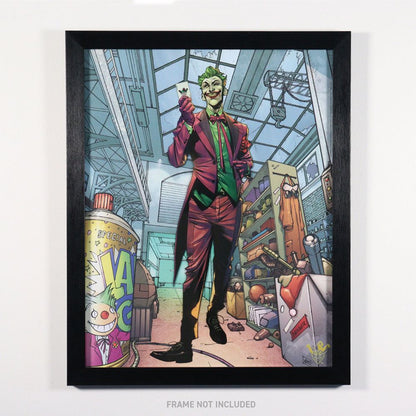 DC Comics Art Print The Joker Limited Edition Fan-Cel 36 x 28 cm - art print, DC Comics, fan-cel, fanattik, limited edition, poster, The Joker - Gadgetz Home
