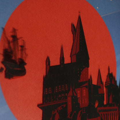 Harry Potter Art Print Transport to Hogwarts Limited Edition Fan-Cel 36 x 28 cm - art print, fan-cel, fanattik, great gift, Harry Potter, Hogwarts, limited edition, movies, poster - Gadgetz Home