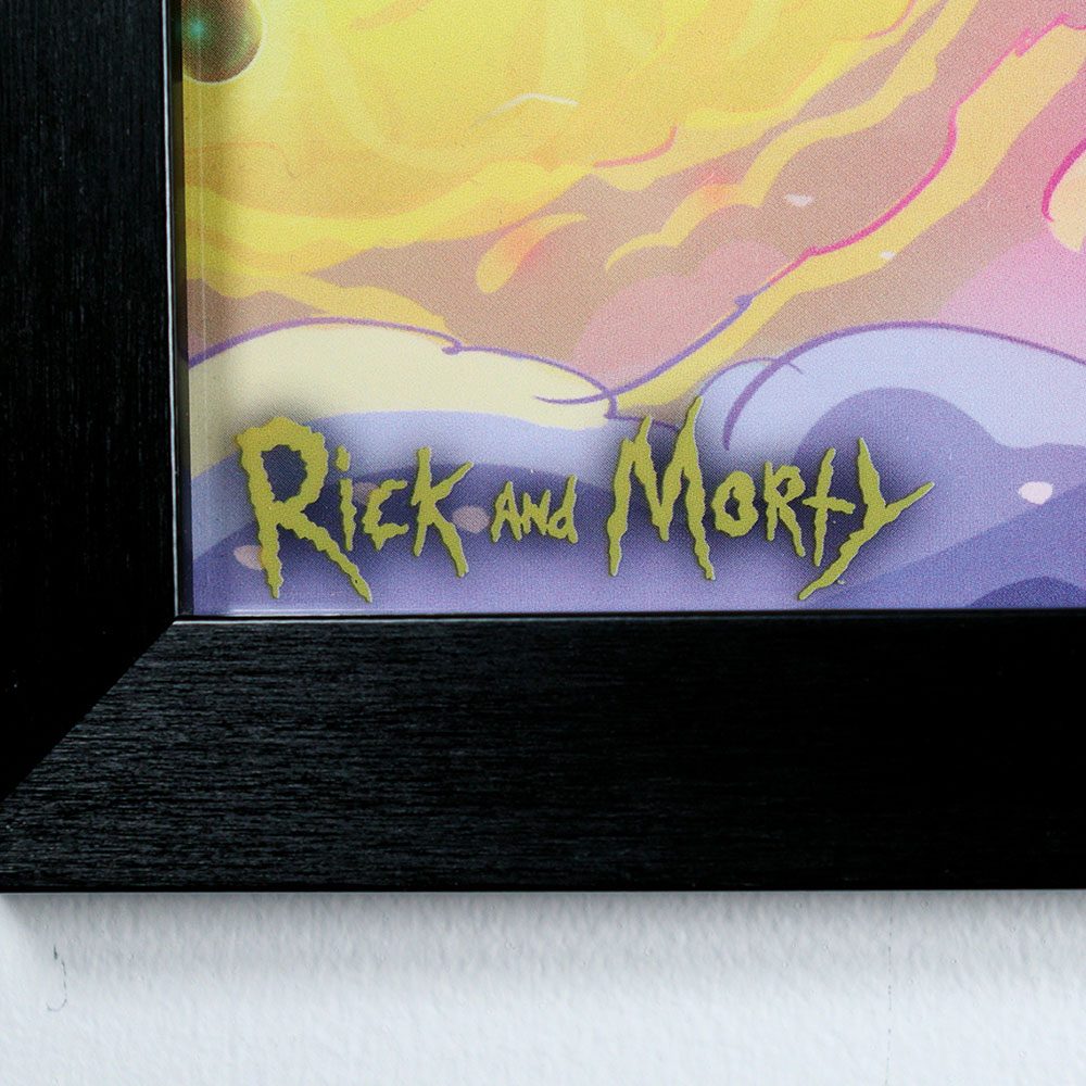 Rick & Morty Art Print Misadventure in Space Limited Edition Fan-Cel 36 x 28 cm - art print, collectors item, fan-cel, fanattik, great gift, limited edition, new arrival, poster, rick & morty, rick and morty - Gadgetz Home