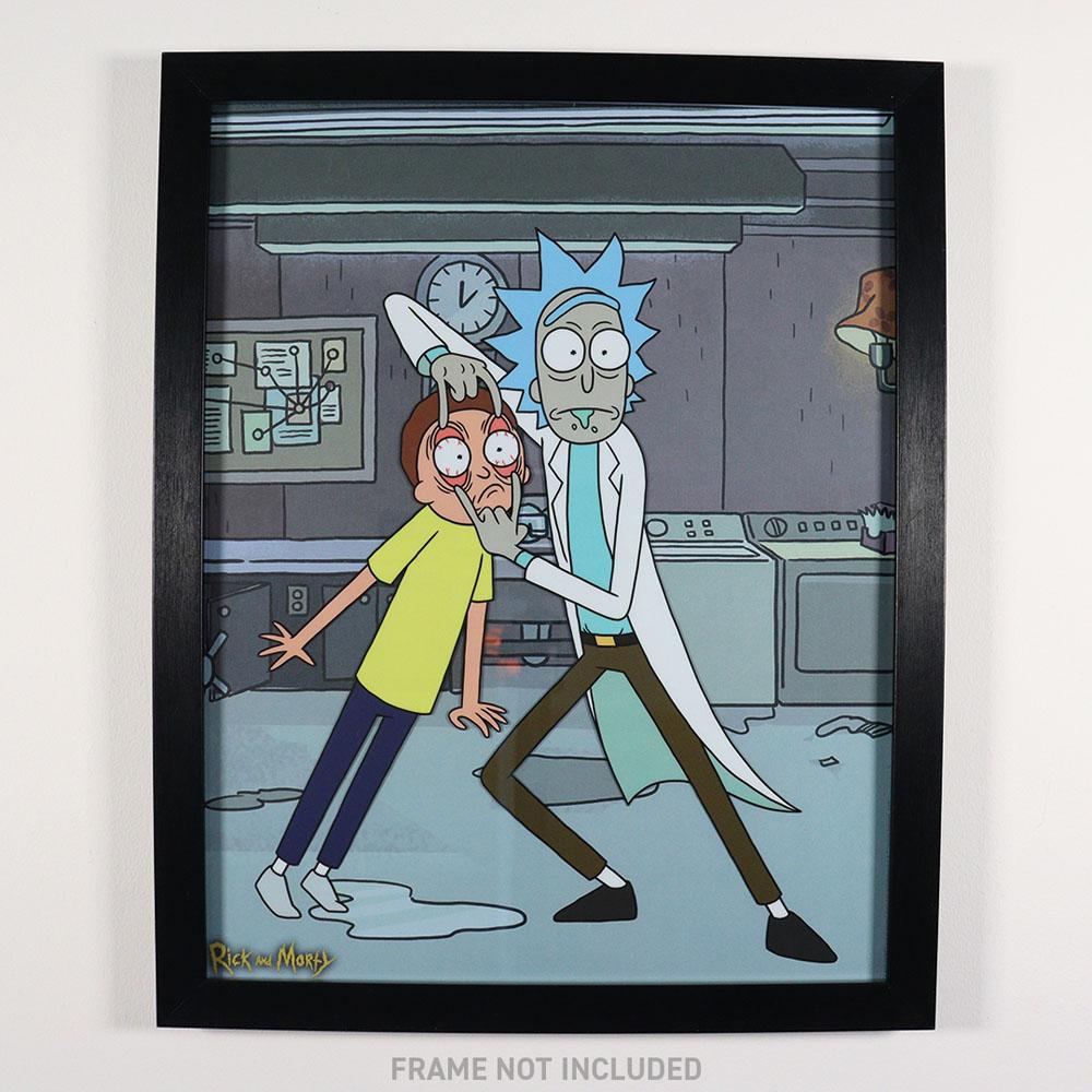 Rick & Morty Art Print Limited Edition Fan-Cel 36 x 28 cm - art print, collectors item, fan-cel, fanattik, great gift, limited edition, new arrival, poster, rick & morty, rick and morty, tv series - Gadgetz Home