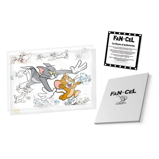 Tom & Jerry Art Print Limited Edition Fan-Cel 36 x 28 cm - art print, collectors item, fan-cel, fanattik, great gift, limited edition, poster, tom and jerry, tom&jerry, tv, tv series - Gadgetz Home