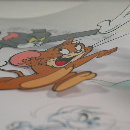 Tom & Jerry Art Print Limited Edition Fan-Cel 36 x 28 cm - art print, collectors item, fan-cel, fanattik, great gift, limited edition, poster, tom and jerry, tom&jerry - Gadgetz Home
