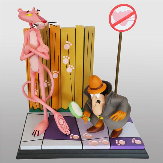 The Pink Panther Statue Pink Panther & The Inspector 41 cm - collectors item, exceptional collecting, Hollywood Collectibles pieces, limited edition, movies, pink panther, Statue, statues, tv, tv series - Gadgetz Home