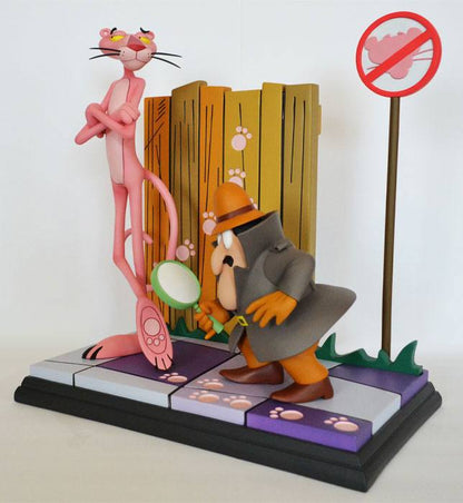 The Pink Panther Statue Pink Panther & The Inspector 41 cm - collectors item, Hollywood Collectibles pieces, limited edition, new arrival, pink panther, Statue, statues - Gadgetz Home
