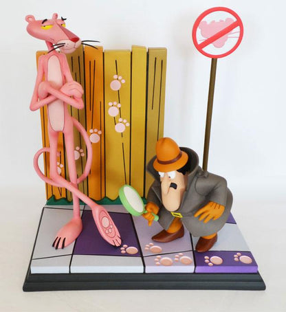 The Pink Panther Statue Pink Panther & The Inspector 41 cm - collectors item, Hollywood Collectibles pieces, limited edition, new arrival, pink panther, Statue, statues - Gadgetz Home