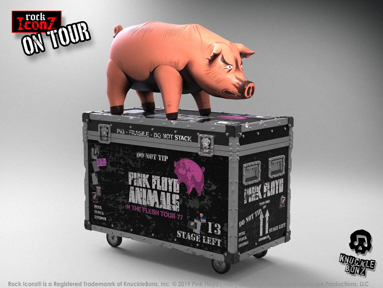 Pink Floyd Rock Ikonz On Tour Statues The Pig - Limited Edition - collectors item, limited edition, music, pink floyd, rock ikons on tour, Statue, statues, the pig - Gadgetz Home
