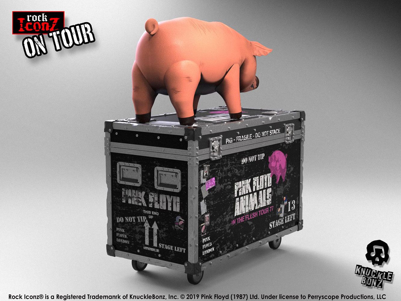 Pink Floyd Rock Ikonz On Tour Statues The Pig - Limited Edition - collectors item, knucklebonz, limited edition, music, pink floyd, rock ikons on tour, Statue, statues, the pig - Gadgetz Home