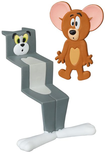 Tom & Jerry UDF Series 2 Mini Figure Tom & Jerry (Pressed) 4 - 10 cm - medicom toy, tom and jerry, tom&jerry, tom&jerry pressed, tv, tv series - Gadgetz Home
