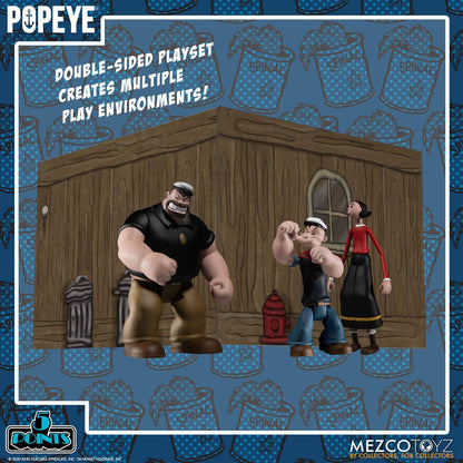 Popeye 5 Points Action Figures Deluxe Box Set 9 cm - action figure, collectors box, Mezco, New Arrivals, Popeye, retro, retro toys - Gadgetz Home