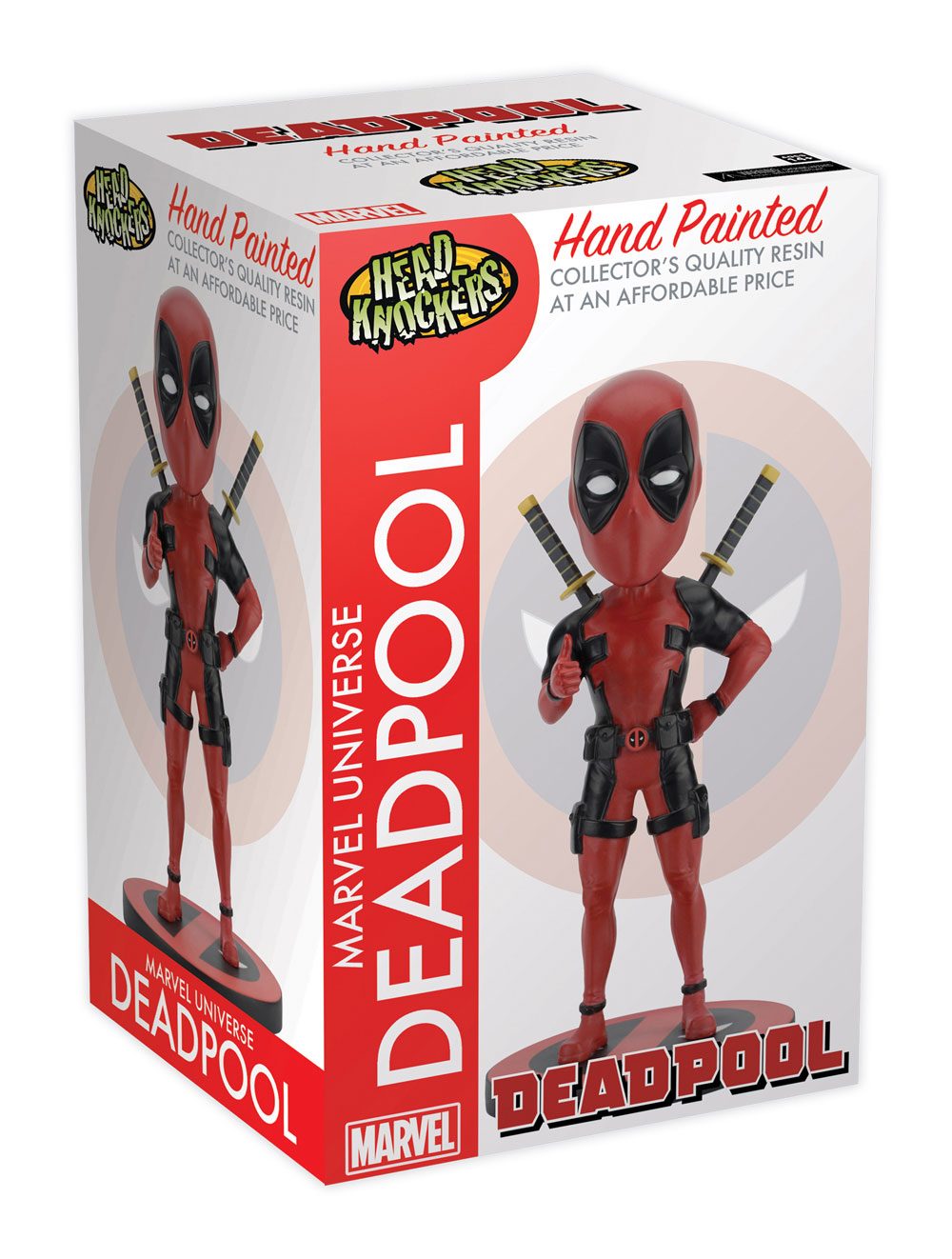 Marvel Comics Head Knocker Bobble-Head Deadpool Classic 20 cm - Bobble-Head, classic, Deadpool, Marvel, neca - Gadgetz Home