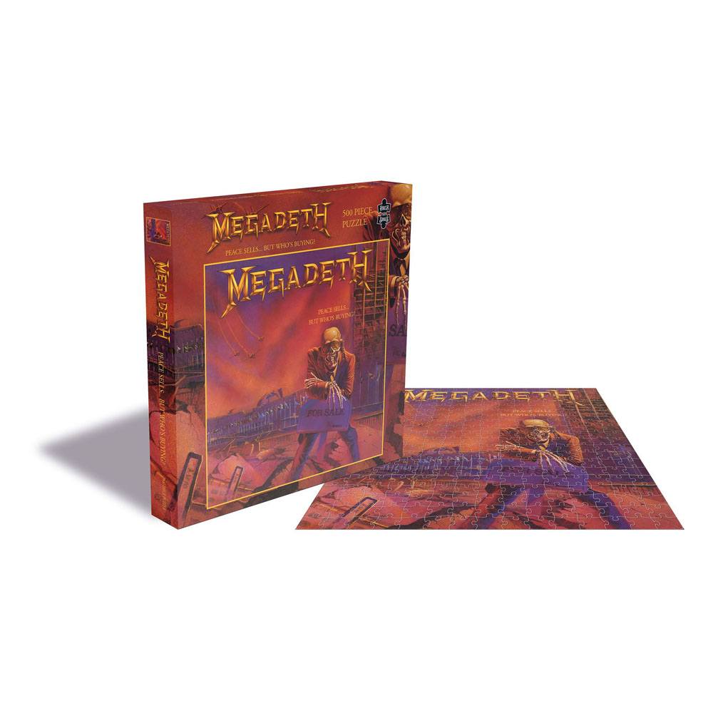 Megadeth Rock Saws Jigsaw Puzzle Peace Sells... But Who´s Buying - Jigsaw Puzzle, megadeth, puzzle, puzzles - Gadgetz Home